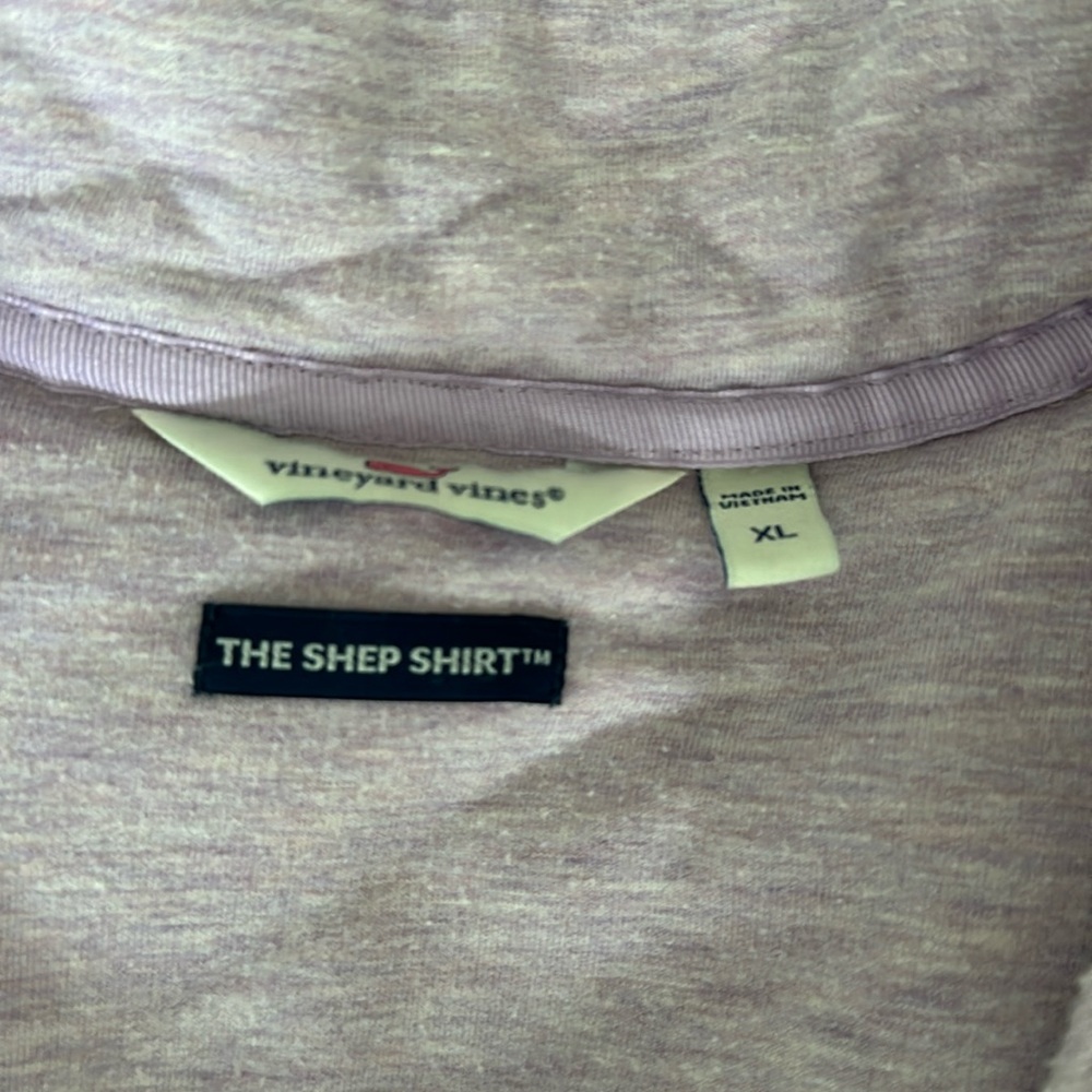 Women’s Cotton Vineyard Vines Shep Shirt Light Purple Size XL